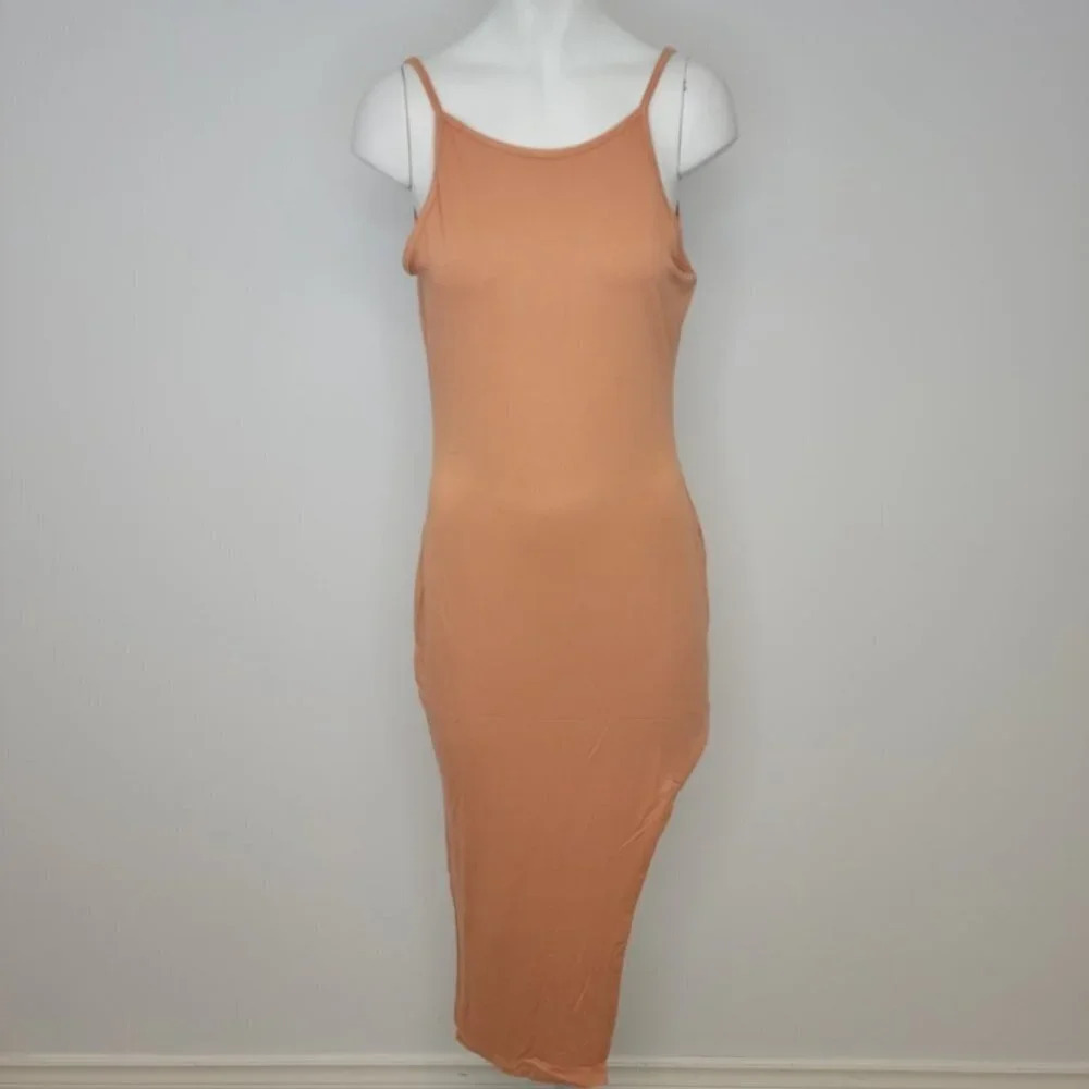 FASHION Nova High Leg Midi Dress